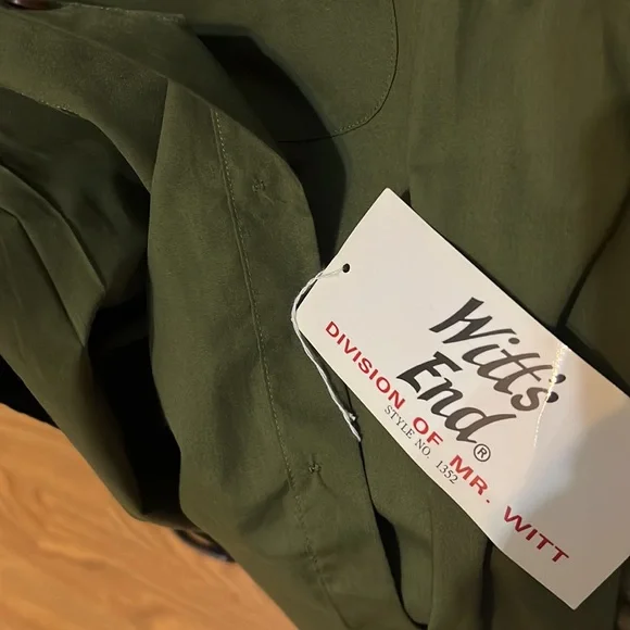 NWT witt’s end size M green long sleeves t shirt - Picture 4 of 5